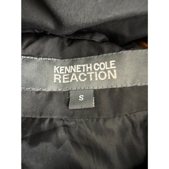 Kenneth Cole Size S Duck Down Waterfowl Snap Button Outdoor Coat Black Zip - Picture 6 of 9